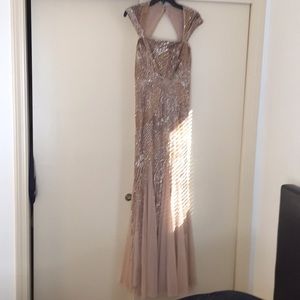 Sequenced & jeweled prom dress, wore once!